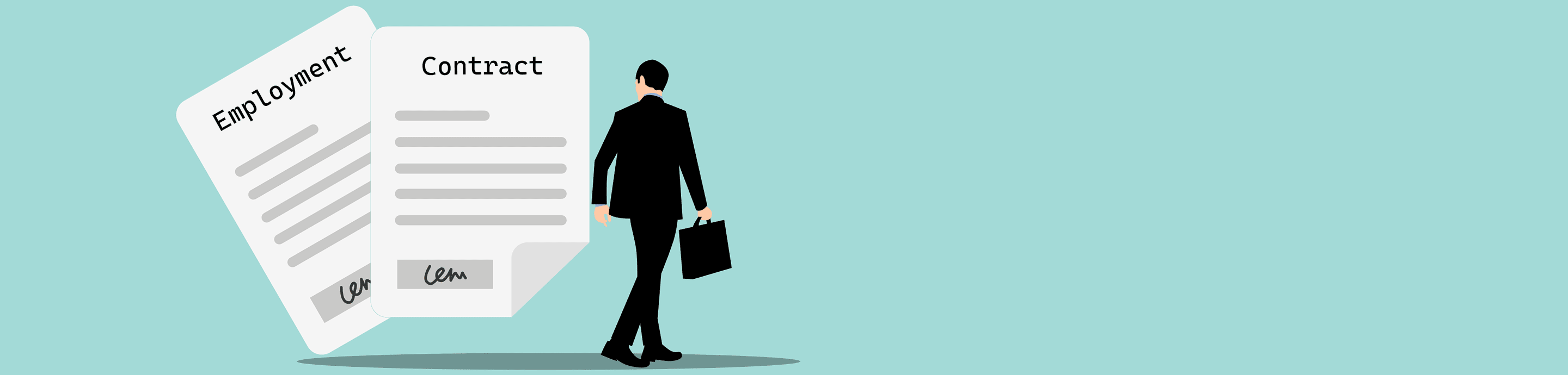 A employment contract banner original